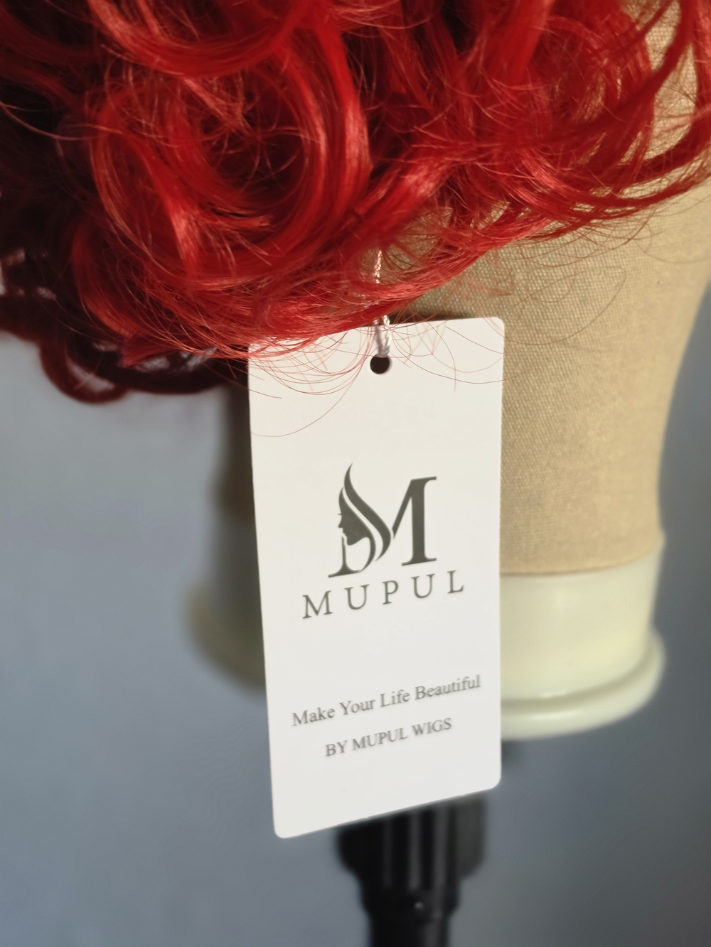 Red Queen Wig Women Two Buns Heat Resistant Synthetic Hair - Picture 12 of 14
